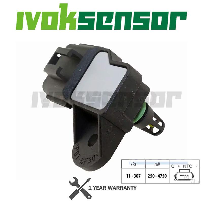 3Bar MAP SENSOR FOR FORD TRANSIT MK7 CITROEN JUMPER FIAT DUCATO PEUGEOT BOXER 2.2 2.4 6C11-9F479-AA 6C11-9F479-AB 0261230224