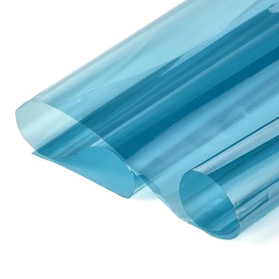 50x300cm VLT 68% Deepskyblue Car Side Window Tints, PET Window Tinting Film Sticker UV Block Solar Protection Foils Roll