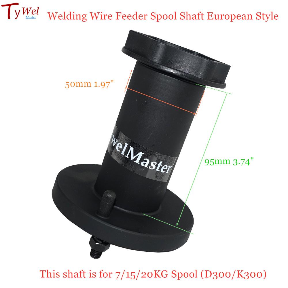 Bobina Albero Euro Stile 50mm di Alimentatore Filo per Saldatrice Bobina di Filo per Saldatura 15KG 20KG
