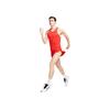Nike Aeroswift Dri-Fit Adv Solid Moisture-Wicking Slim Fit Tank Top Men Tops Light-Crimson Black FN4231-696