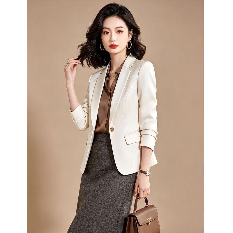 EST+II Women's Slim-Fit Single-Button Blazer