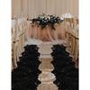 2000pcs- Rayon Rose Petal Decoration Rose Petal Black For Wedding Party Halloween Decoration, Gift Box Filler, Rose Ya Romantic, Rose Petal Proposal