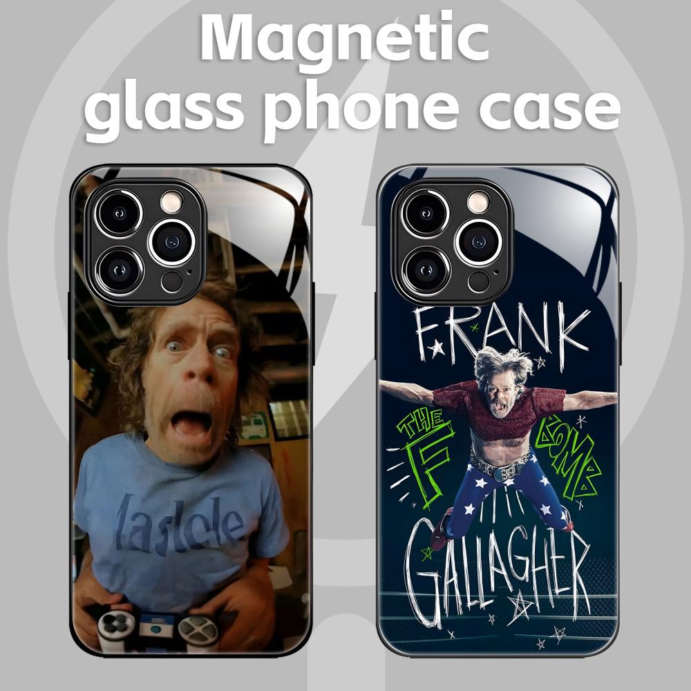 Classic movies Shameless Phone Case For iPhone17 16 15 14 13 12 11 X XR XS 8 Plus Mini Pro Max Glass Magnetic Case
