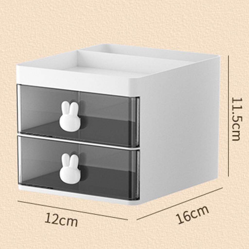 Popular Makeup Drawer Multi-functions Cosmetic Storage Box Wide Application Space Saving Drawer Desktop Storage Box