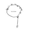 Simple Star Bracelet Metal Link Chain Charm Bracelet Fashion Adjustable Bangles Statement Jewelry for Women Girls
