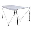 Boat Top Replacement Cover Aluminum Alloy Frame Waterproofing Oxford Cloth Sun Shelter Awning Cover for Canoes Kayaks