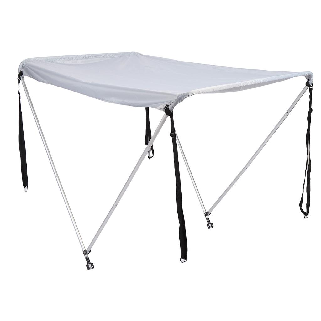 Pokrywa Zamienna na Daszek Łodzi Rama ze Stopu Aluminium Wodoodporność Tkanina Oxford Osłona Przeciwsłoneczna Markiza do Kajaków