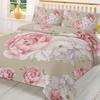 Vintage Pink Flowers Peony Duvet Cover With Pillow Case Custom 3pcs Bedding Set Quilt Cover Double Bed Home Textile