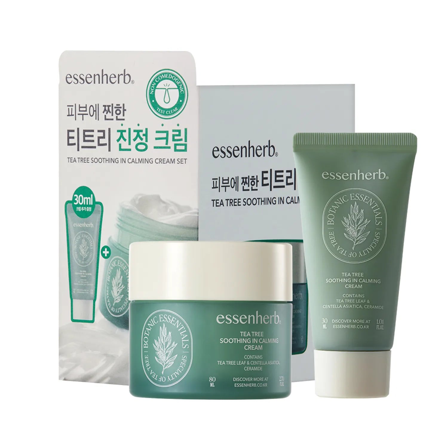 Set essenHERB Tea Tree Soothing In Calming Cream 80ml+30ml 80ml+30ml Set