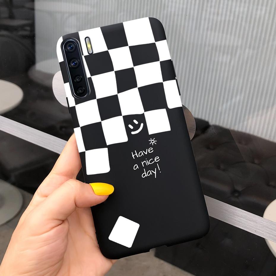 For OPPO A91 Case Oppo F15 CPH2001 CPH2021 Lovely Printing Jelly Silicone Soft Phone Back Cover Cases For Oppo Reno3 CPH2043