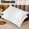 2pcs 75 X 150D Satin Pillowcase Soft Pillow Cover With Envelope Sealed Beddings