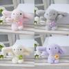 Rabbit Plush Flower Keychain Cartoon Pendant Backpack Decorations Gift Kids