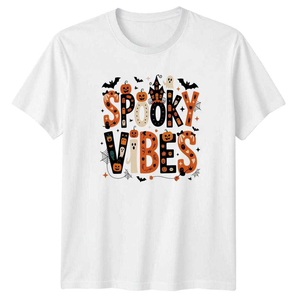 Spooky Vibes TShirt Spooky Season Halloween Halloween Gift For Him And Her