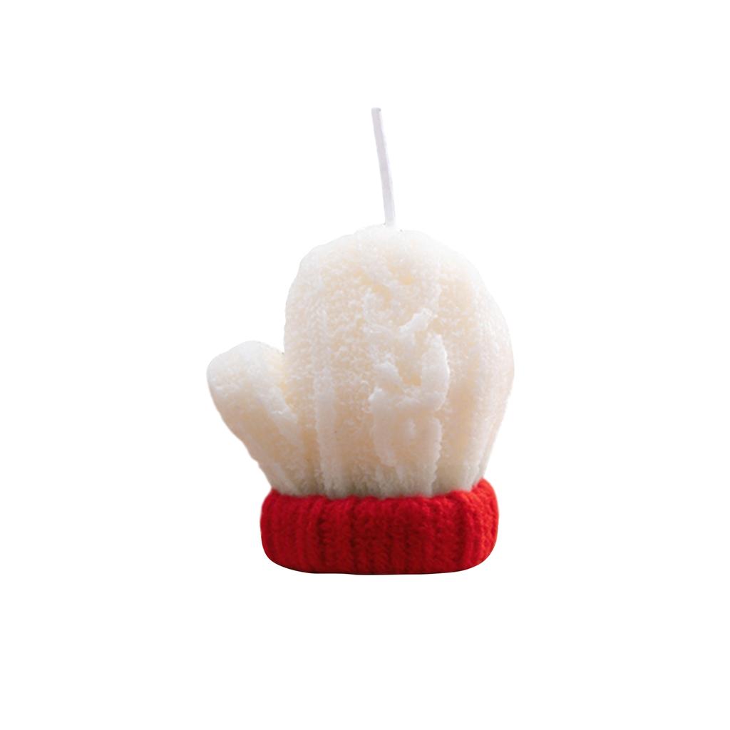 Holiday Scented Candle Festive Glove-Shaped Aromatic Candles For Home Decoration And Giving Clean Burning Wax Fragrances For Christmas Celebrations