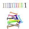 Korean Style Silicone Shoelaces - 16-Piece Set, Hammer Shape, High Elasticity, Versatile and Fashionable.