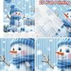 2D Flat Photography Backdrop Photography Backdrop Christmas Snowmen and Gifts 100% Polyester Holiday Decorations Perfect for