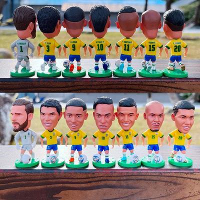Brazil Football Stars Collectible Doll: Ronaldo, Neymar, Carlos, Rivaldo