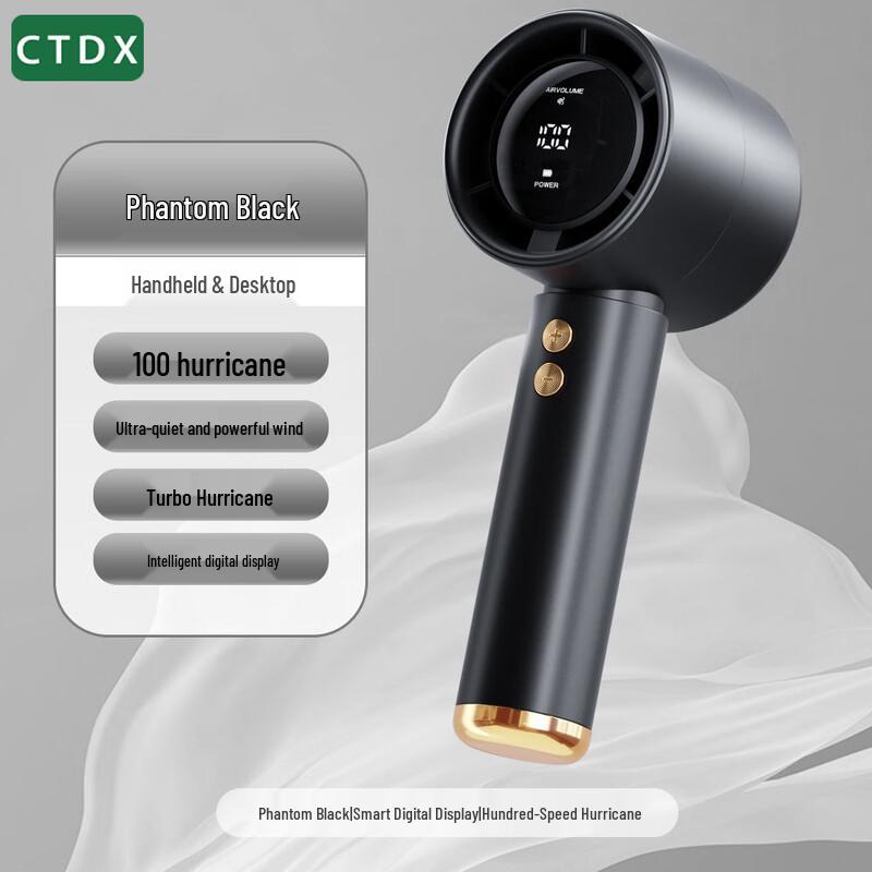 

CTDX Portable 100-Gear High-Speed Handheld Fan