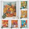 Home Wall Decoration Tapestry Fruit Flower Pattern Hanging Cloth Office Living Room Tapestry
