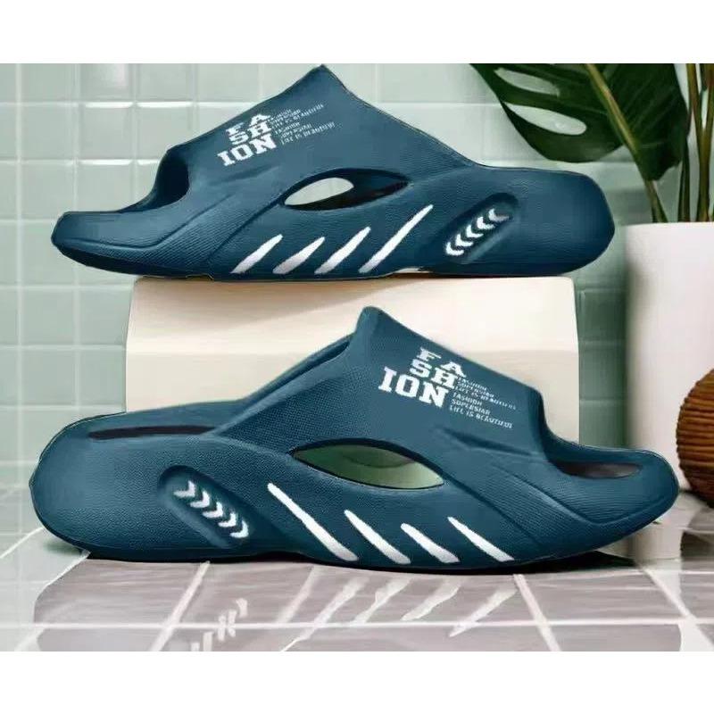 Nye Sommersko Herre Massasjetøfler Sider Innendørs Utendørs Sandaler Strand Fritidssko Myk Såle Slides Herre Flip-flops Herresandaler