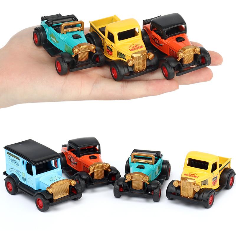 1:32 Children Classic Alloy Pull Back Car 3 Year Kid Educational City Trucks Simulation Model Game Toys for Boys Gifts