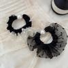 Women's Puff Lace Dot Scrunchie Hairband
