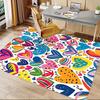 1PC Heart Pattern Extra Large Non-Slip Floor carpet, Office, family, bedroom, Studio - Large Area Rug,Longlasting Material-K0356