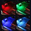 1 a 2/4 Luz de Neón para Coche Luz de Pie LED Retroiluminación Interior Encendedor de Cigarrillos Lámpara de Atmósfera USB Lámpara Decorativa para Coche