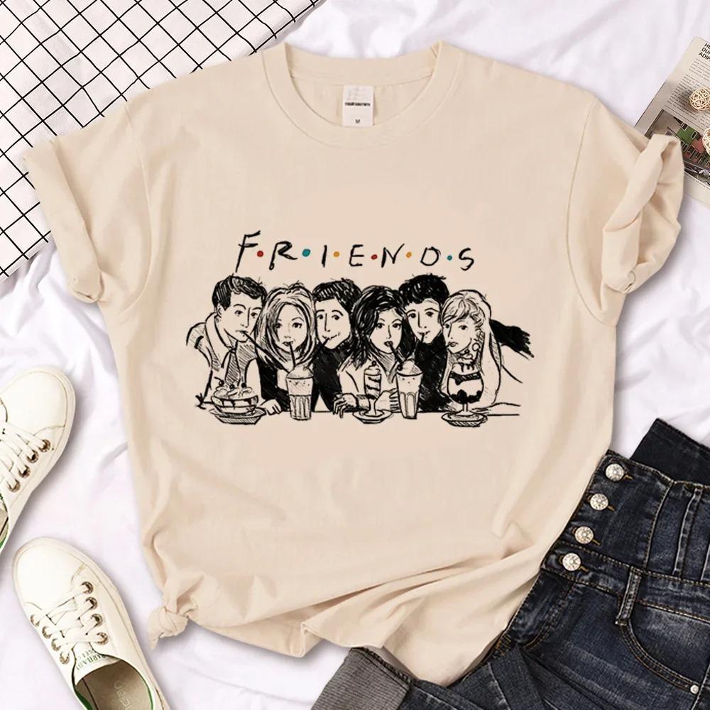 T-shirt Scena Milkshake Classica di Friends, Unisex Anni '90 Sitcom Nostalgico Streetwear Tee, Top Casual a Manica Corta 100% Cotone