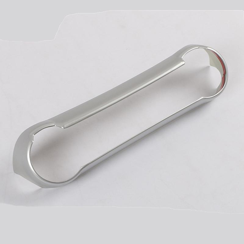 Car Accessories For Toyota RAV4 XA50  ABS Matte Interior Air Conditioning Button Switch Ring Cover Trim