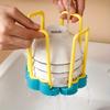 Retractable Desktop Bowl Holder Kitchen Organizer Plastic Drain Water Cup Shelf Cabinet Dishes Storage Rack Plate Storage Tool