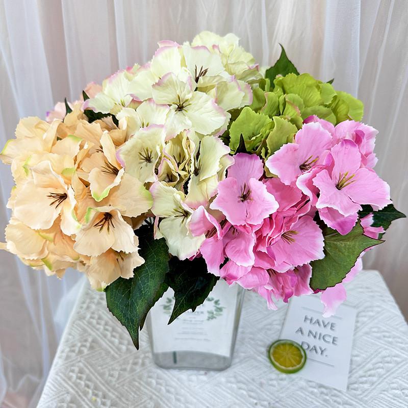 Hydrangea Flower Artificial Wedding Hotel Restaurant Desktop Decoration Ornament