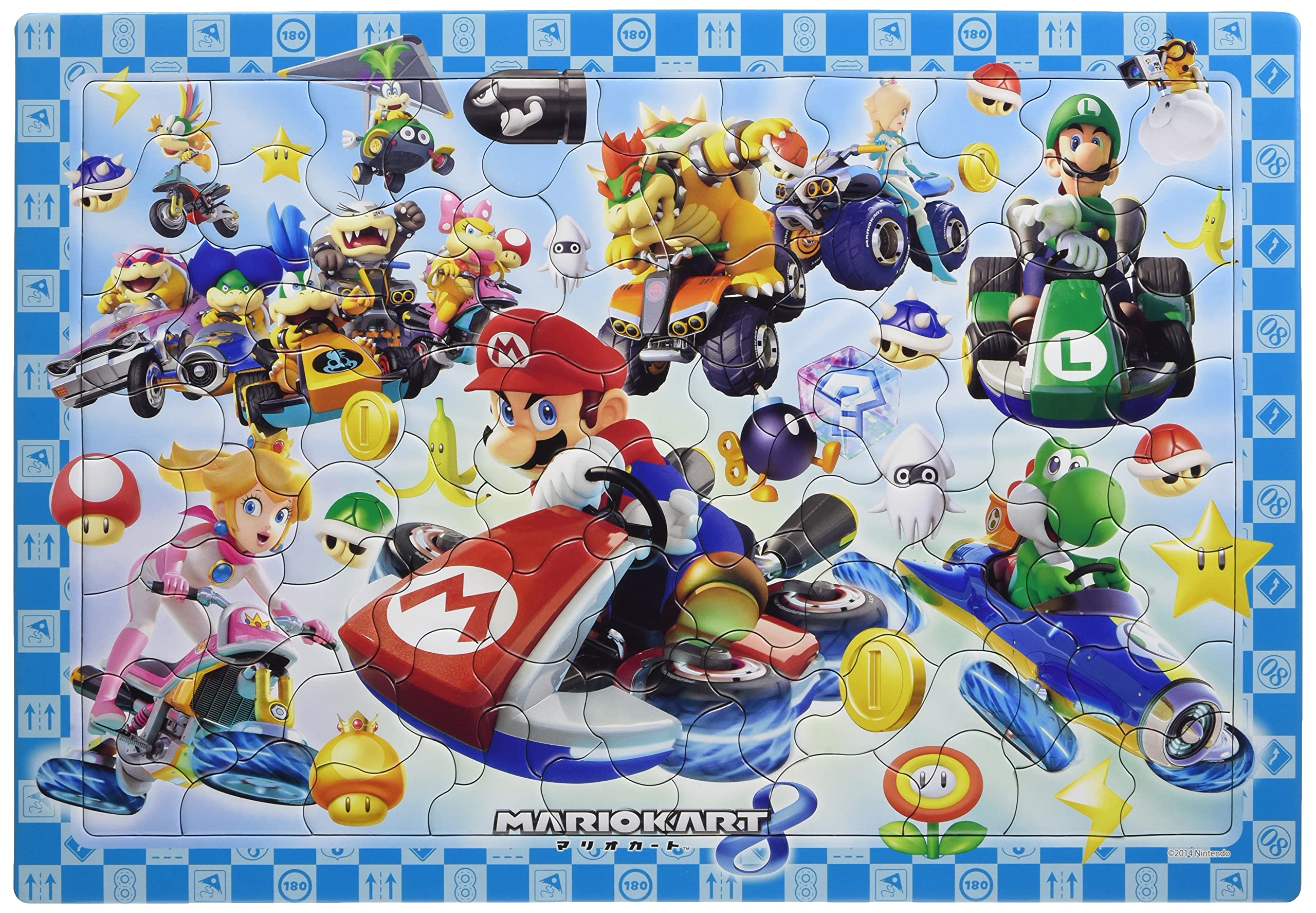

Картинка Mario Kart 8 85 деталей пазл для детей [Apollo Puzzle] 25-131