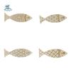 40PCS Blank Wooden Fish Cutouts Sea Animal Unfinished Fish Shape Wood Slice Rustic Hand Carved Fish Wall Decor Kids Crafts