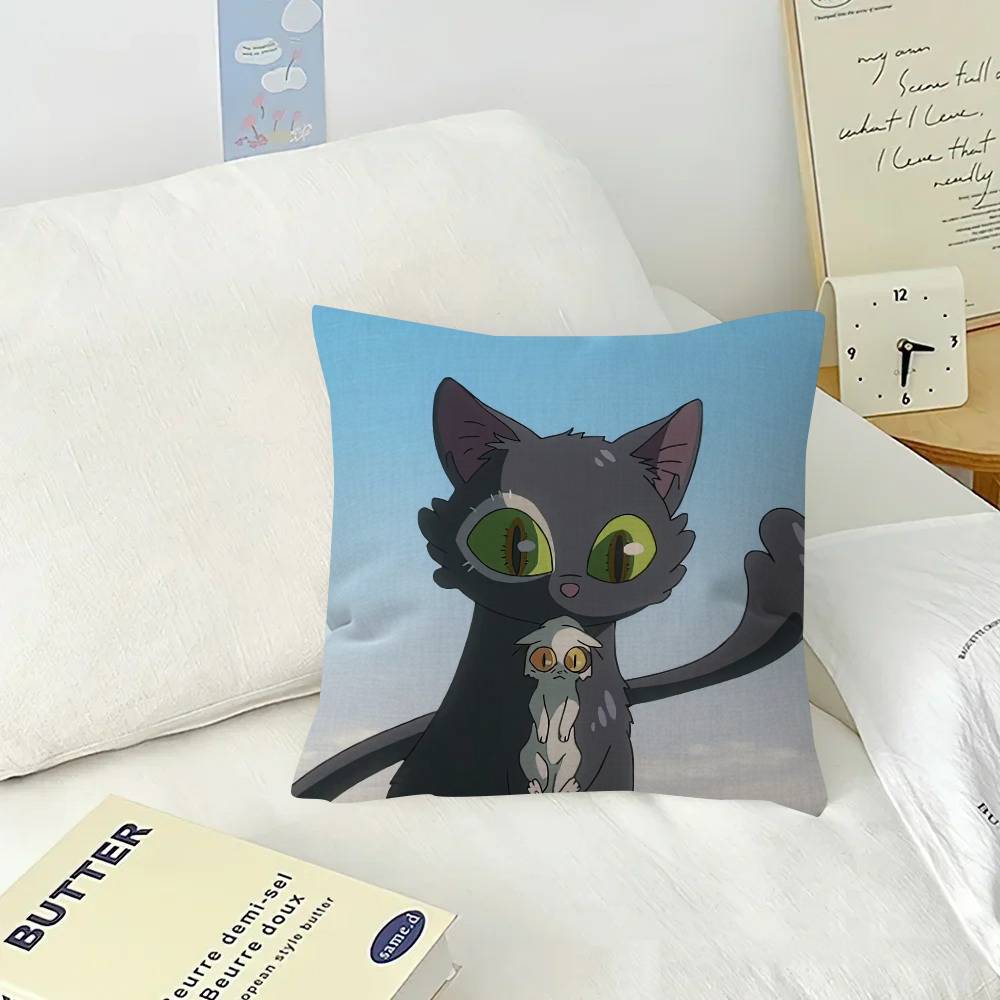Anime Suzume daijin  Pillow Cushion Cover Pillowcase Living Room Sofa Home Decor Customized