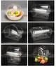 Large Transparent Food-Grade Plastic Tasting Plate with Lid