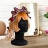 Black Mannequin Head Foam Velvet Mannequin Manikin Head Wig Display Cosmetology Beauty Display Model Rack For Jewelry Hair