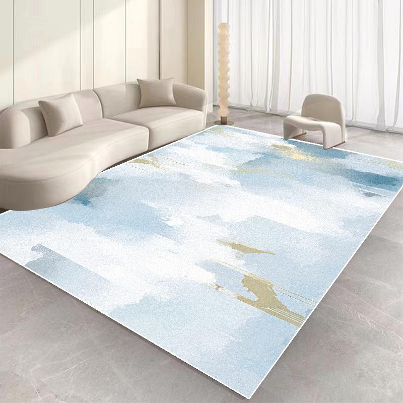 Plain Colour Abstract Carpet Living Room Decoration Easy Clean Non-slip Floor Mat Sofa Area Large Area Rug Bedroom Entrance Mats