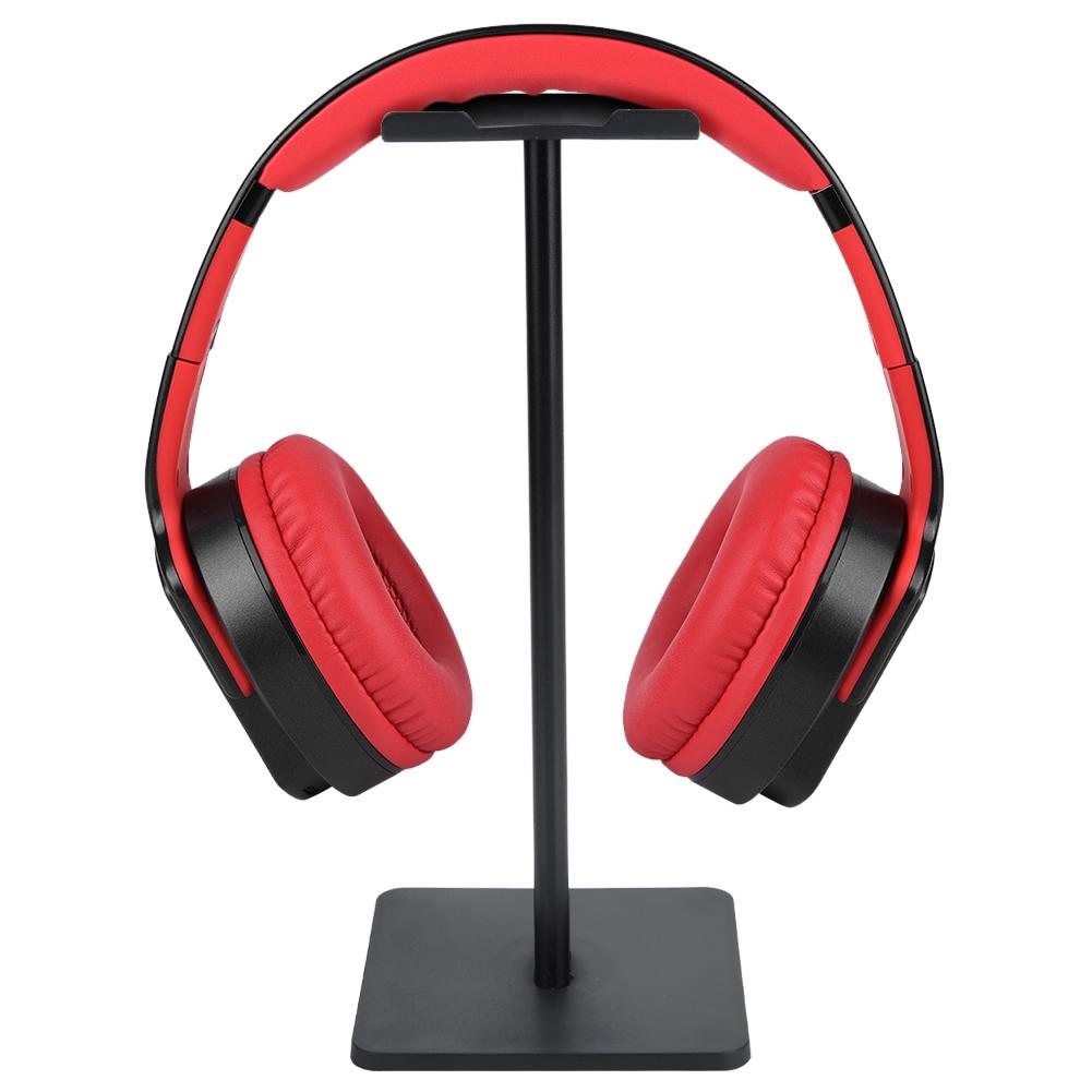 Practical Headset Earphone Stand Holder Headphone Show Shelf Aluminum Bracket Black
