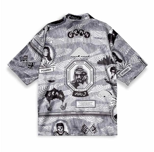 Grimey Supastar Satin рубашка с коротким рукавом