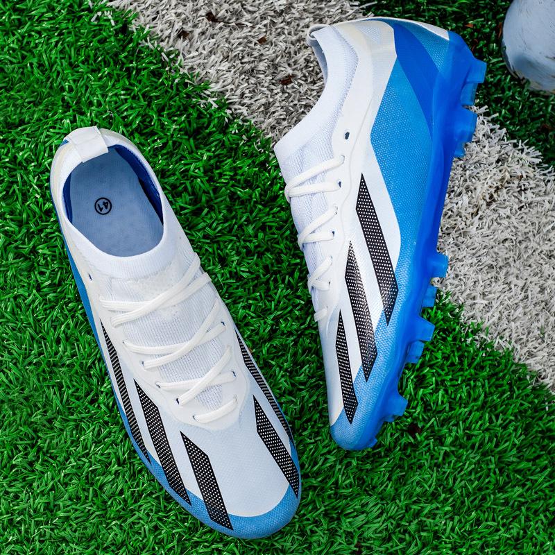 Low-top football shoes High-top men's TF broken nails FG spikes Student competition Artificial grass spikes training 2310