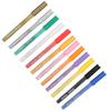 Coloured Acrylic Marker Pen Kit Non Toxic Water Based Painting Drawing Tool(12 Colors )