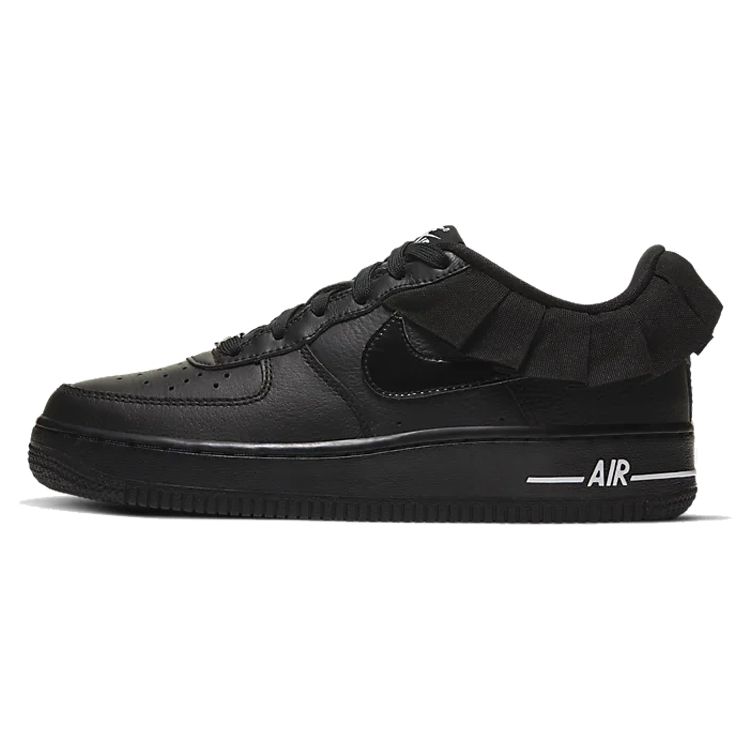 

Детские кроссовки Nike Air Force 1 LV8 Ruffle GS черные белые CI2302-001
