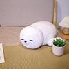 5060Cm Mignon Phoque Blanc Peluche Jouet Dessin Animé Animal Marin Poupée Remplie Oreiller Doux Allongé Cadeau d'Anniversaire de Fête Pour Enfants Garçons Filles