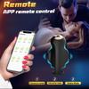 Männlicher Masturbator APP Steuerung Penisvibrator Lecken Stroker 360° Umhüllung Verzögerung Erwachsenes Sexspielzeug Sex für Mann Ausdauer verlängern 18+