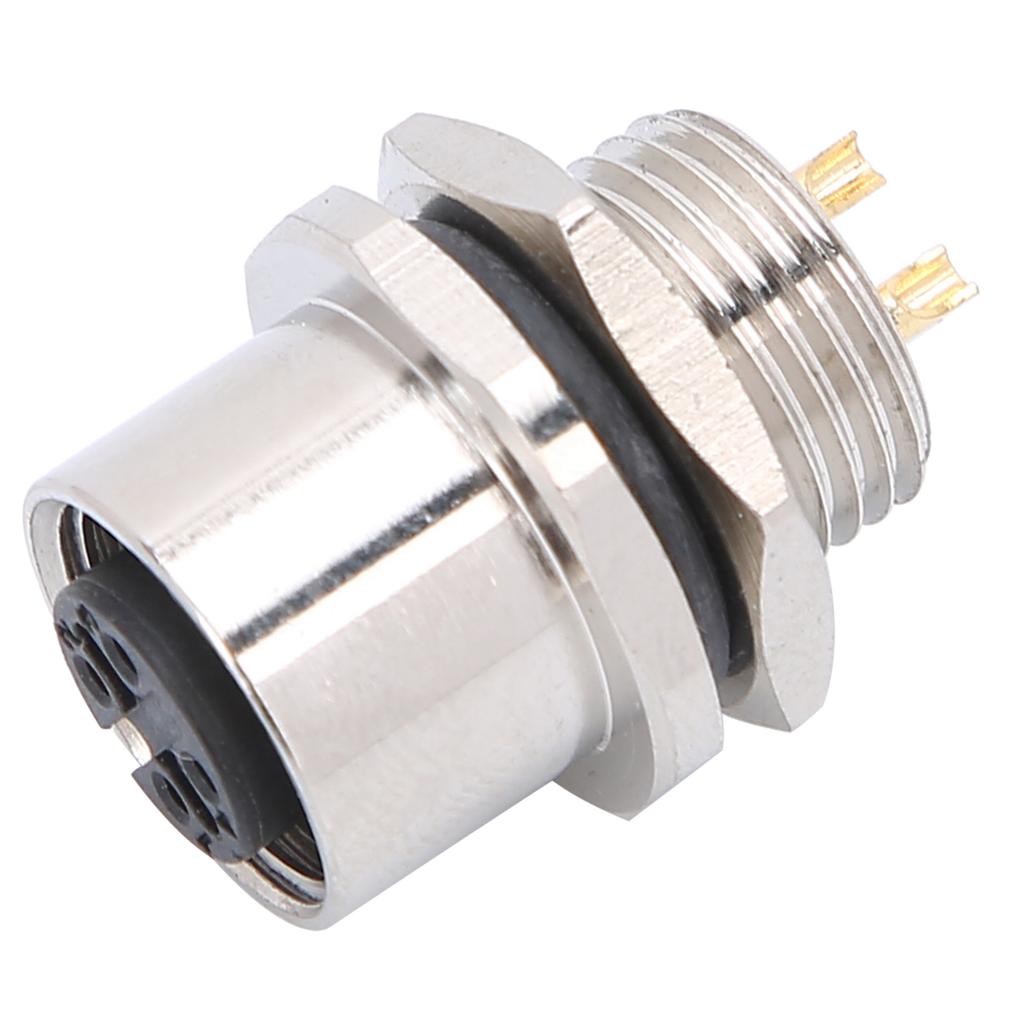 Waterproof Connector Thread Panel Front Mounting Socket Electrical Circuit Accessories ‑B‑S4