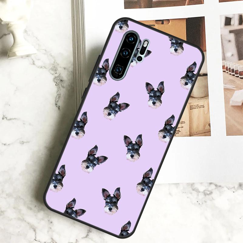 Schnauzer Puppy Dog For Huawei Nova 10 SE 9 11 Pro Y60 Y70 Y90 Y61 Y91 Y72 Y73 12i 11i 8i P20 P30 P40 Lite Case