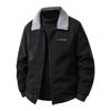 Winter Corduroy Jacket Men'S Fleece Thickened Fashion StandUp Collar Lamb Fleece Casual Men'S Jacket Trendy Winter Clothing