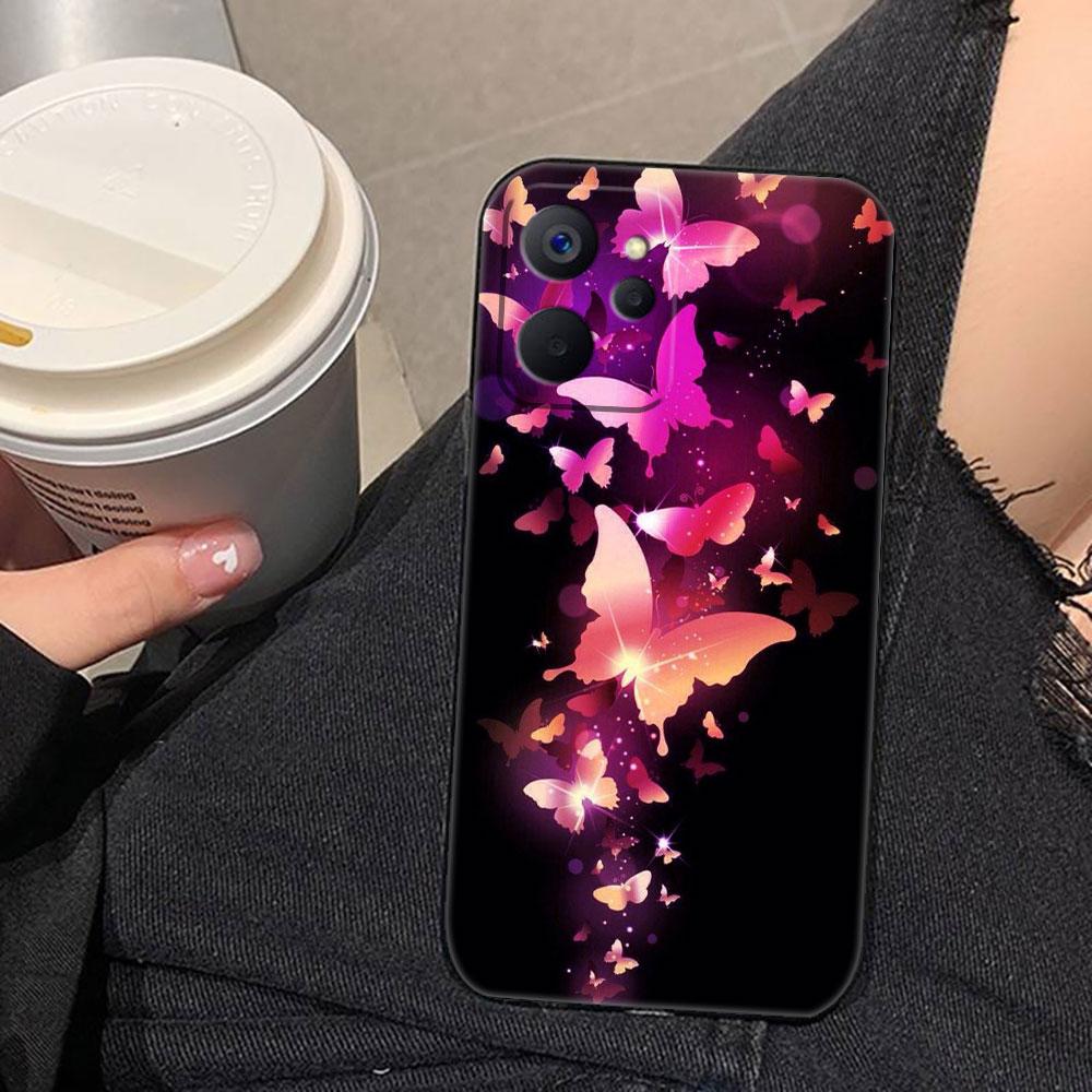 

Beautiful Stylish Butterfly Phone Case For OPPO Realme 5 15 15T 14 13 12 11 10 9 9I 8 8I 7 7I 6 Pro Plus Case Funda Shell Cover REALME12PROPLUS