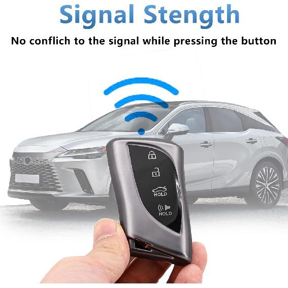 Schlüsselanhänger-Abdeckung für Lexus, Schlüsselanhänger-Hülle kompatibel mit 2024 Lexus UX200 UX250h LS500 LS500H LC500 LC500h ES300h F-Sport ES350 GX 460 Premium Soft TPU